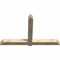 Ekena Millwork Eugene Rough Sawn Timber Gable Bracket, Douglas Fir, 84"W x 53"H x 6"D x 6"F, 15/12 Pitch GBW084X53X0606EUG00RDF - alternate 5